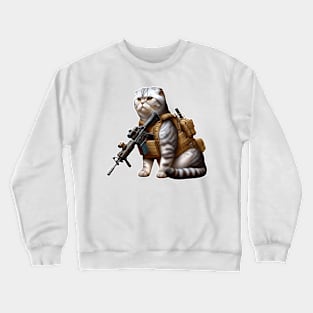 Tactical Cat Crewneck Sweatshirt